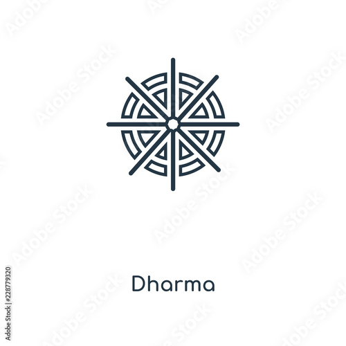 dharma icon vector