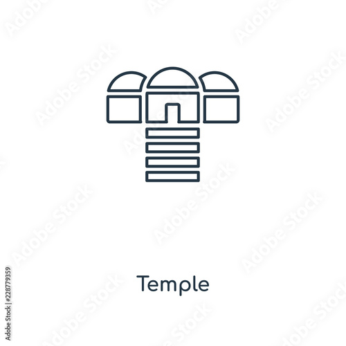 temple icon vector