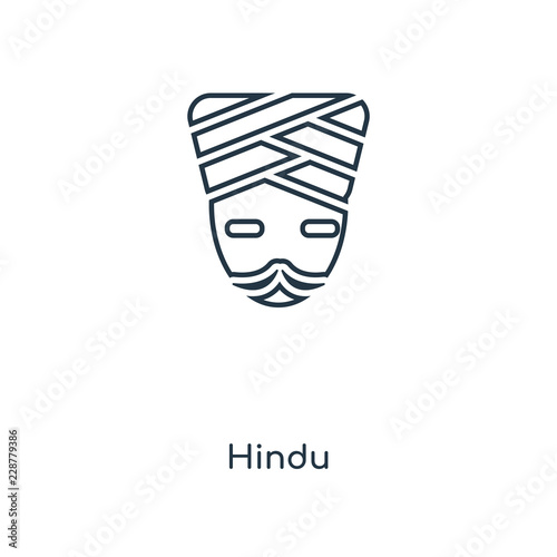 hindu icon vector