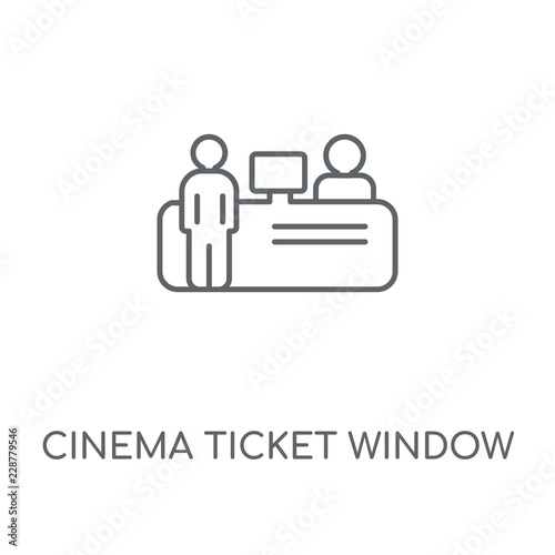 cinema ticket window icon