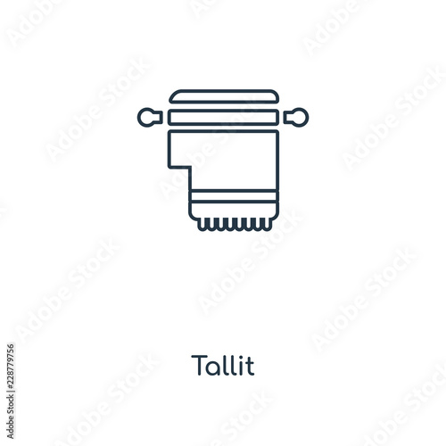 tallit icon vector