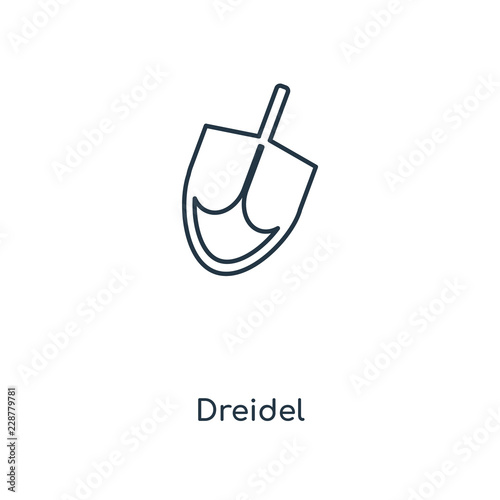 dreidel icon vector