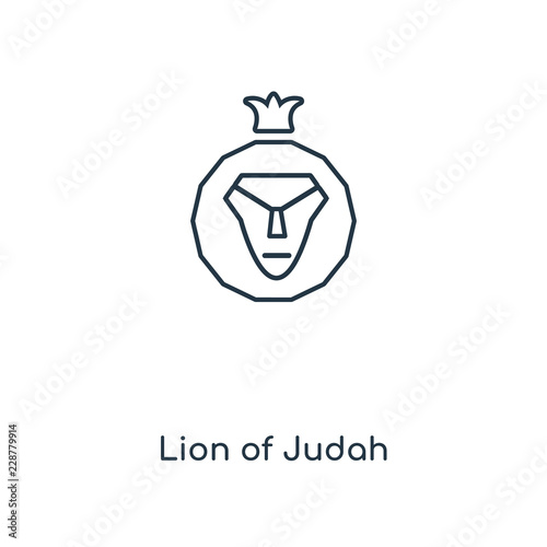 lion of judah icon vector