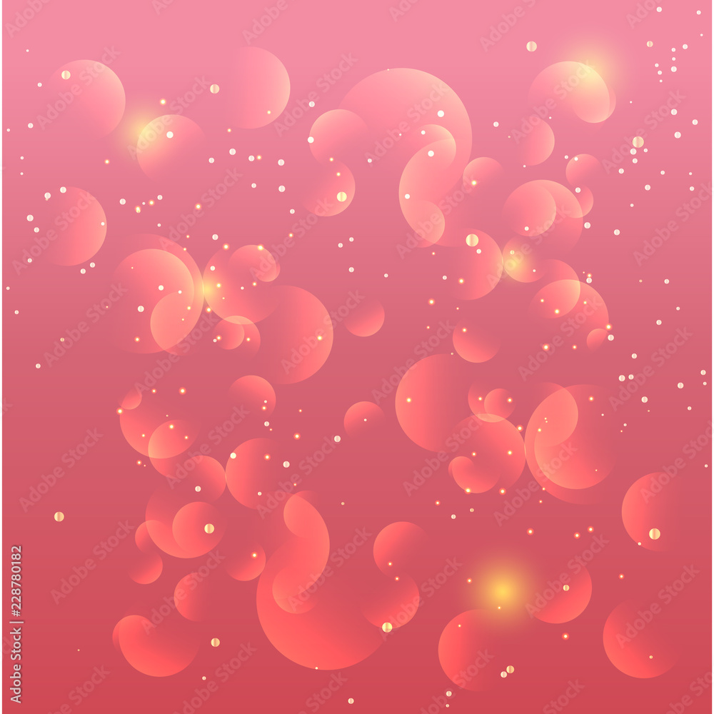 Pink blurred light background with bokeh effect Pink blurred light background with bokeh effect