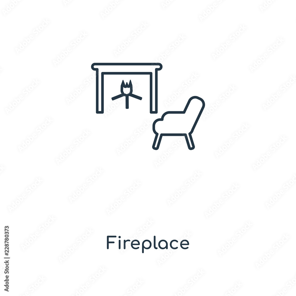 fireplace icon vector fireplace icon vector