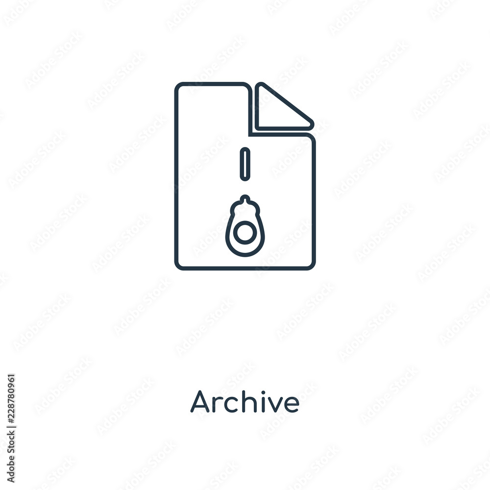 archive icon vector archive icon vector