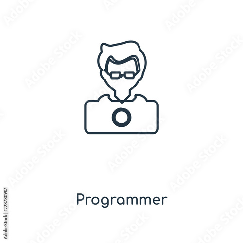 programmer icon vector