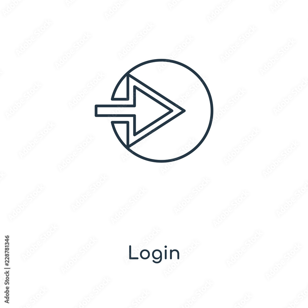 login icon vector login icon vector