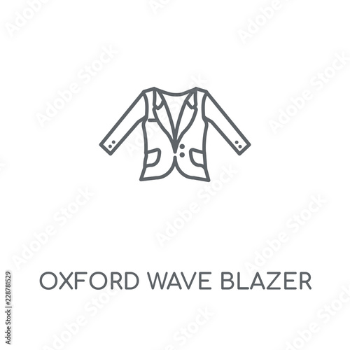 oxford wave blazer icon