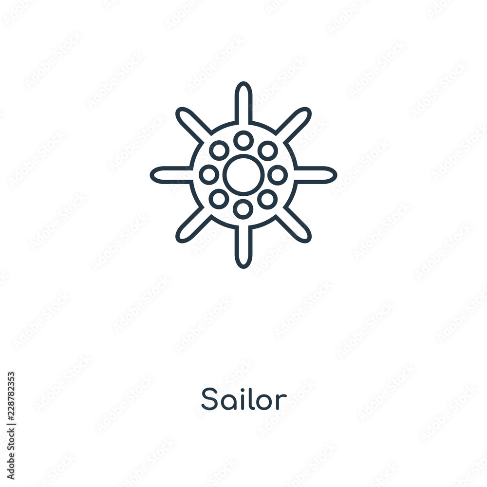 sailor icon vector sailor icon vector