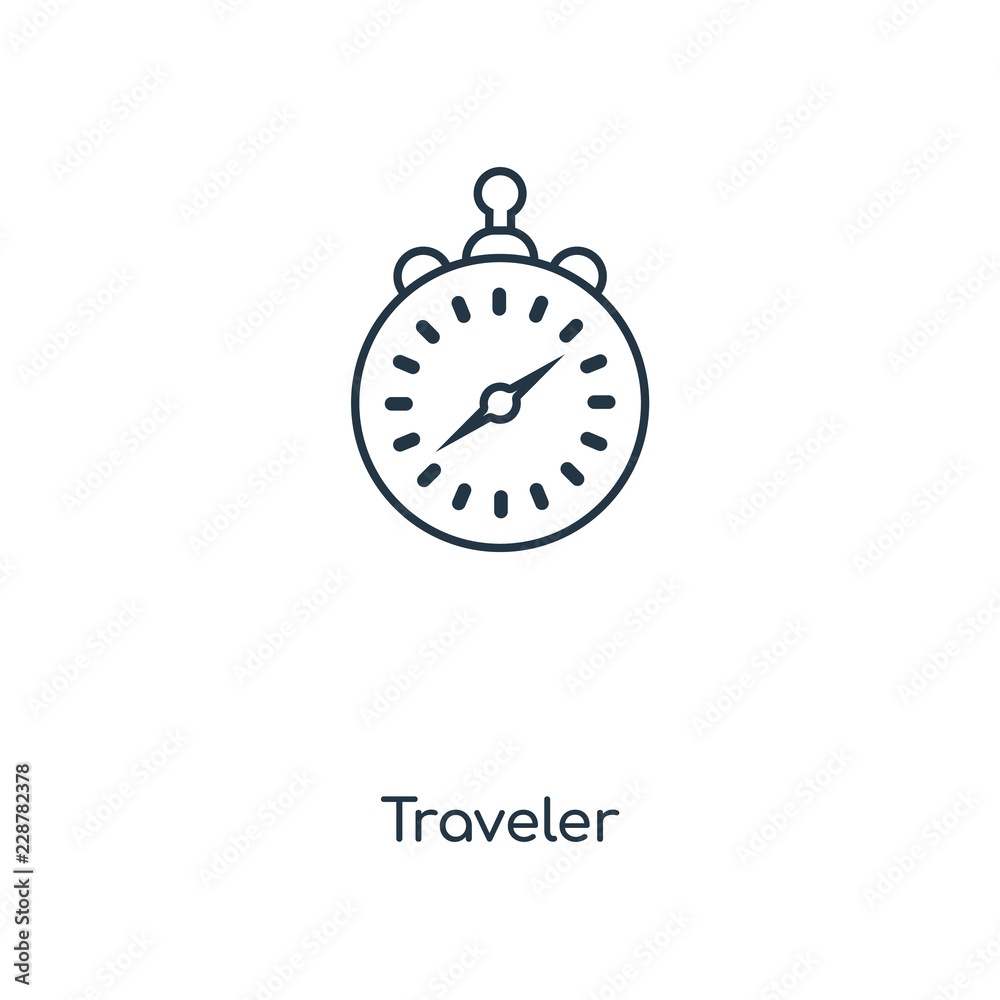 traveler icon vector traveler icon vector