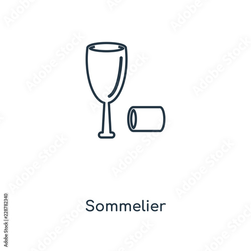 sommelier icon vector