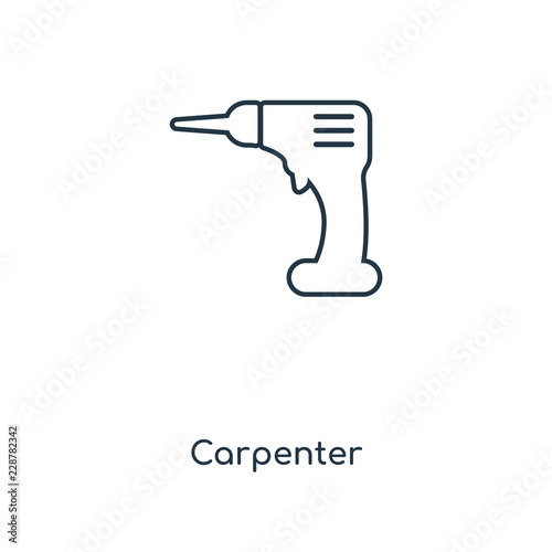 carpenter icon vector