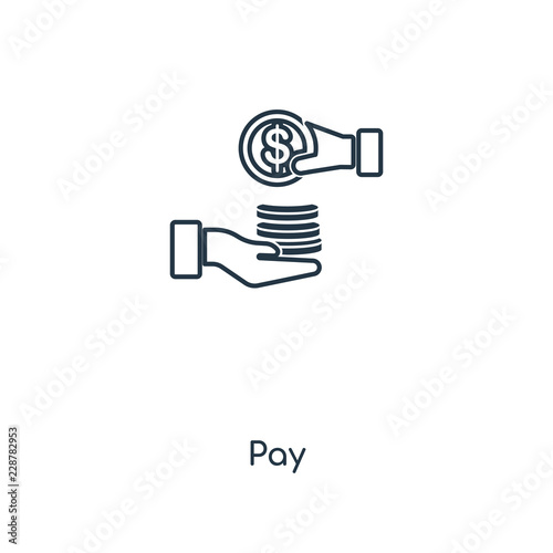 pay icon vector