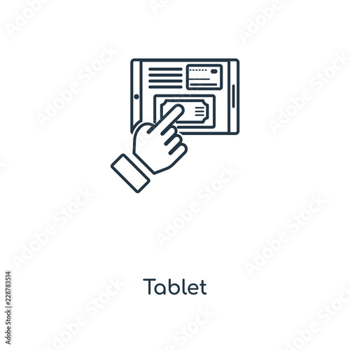tablet icon vector