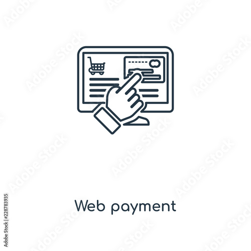 web payment icon vector