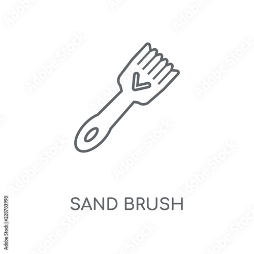 sand brush icon