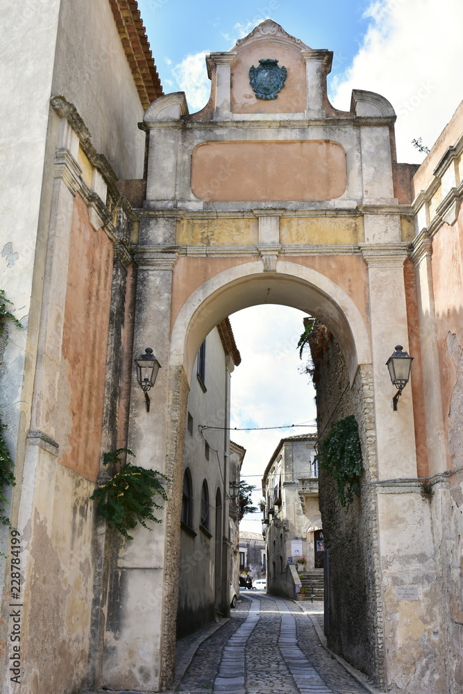Gerace village in South of Calabria in Italy

