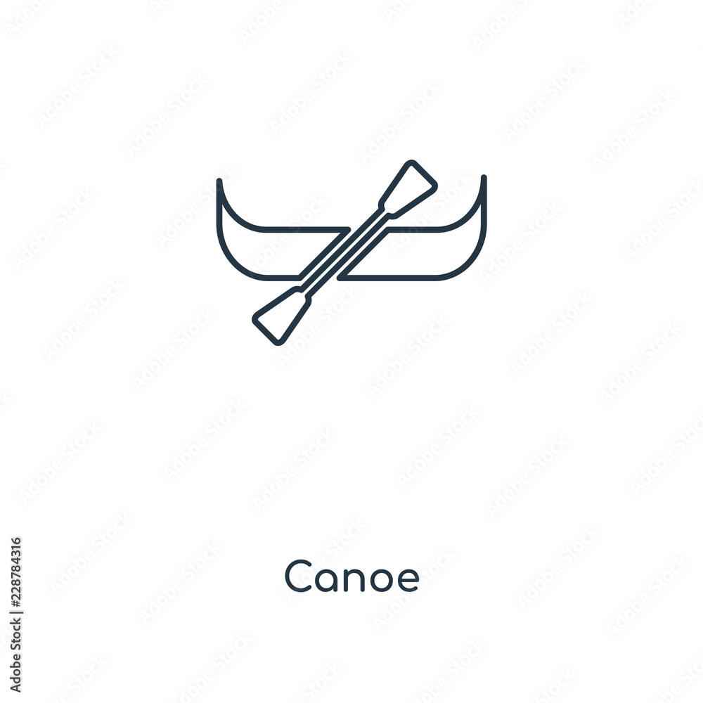 canoe icon vector canoe icon vector