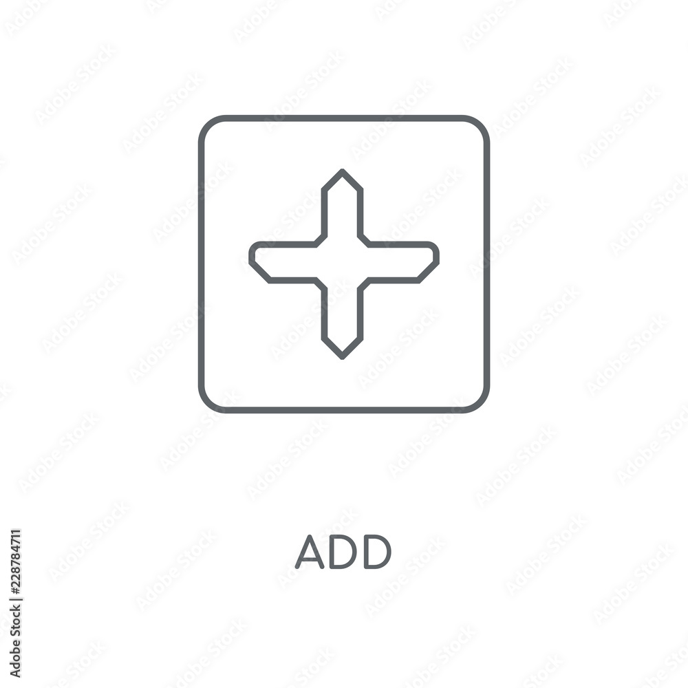 Obraz premium add icon