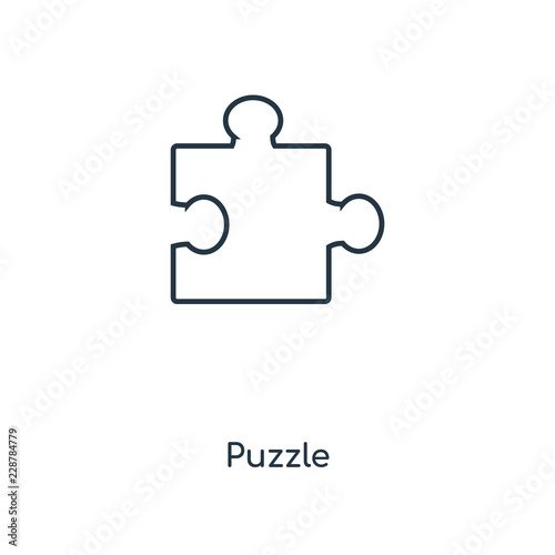 puzzle icon vector