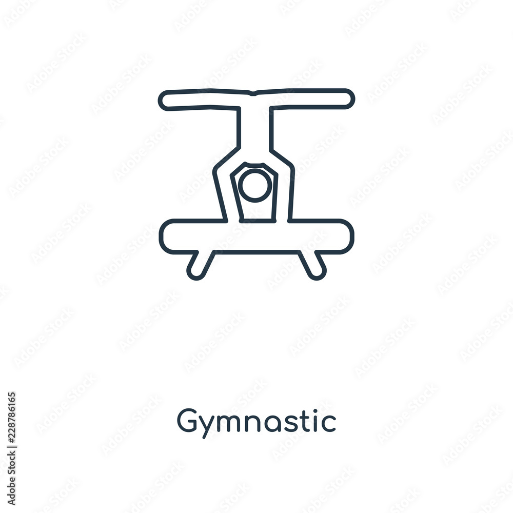 gymnastic icon vector gymnastic icon vector