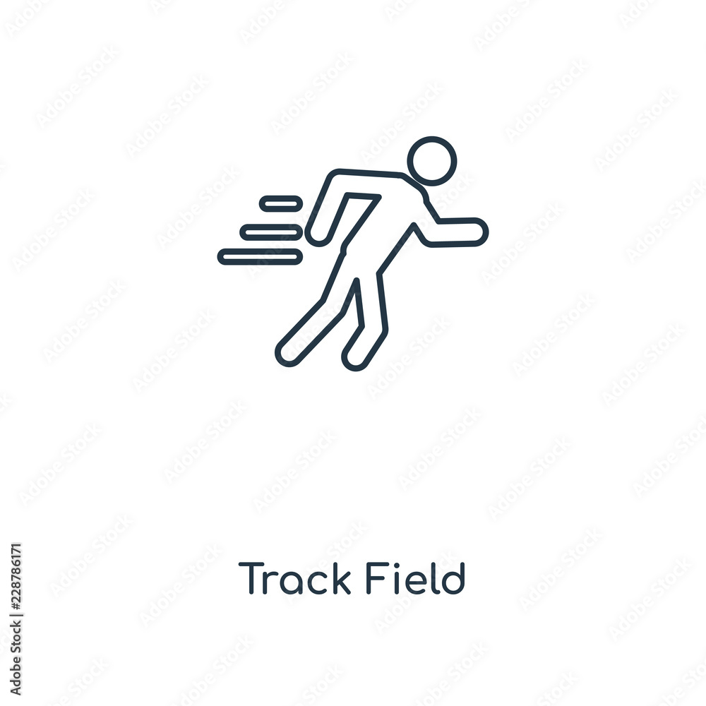 track field icon vector track field icon vector