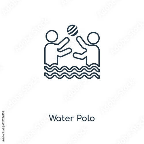 water polo icon vector