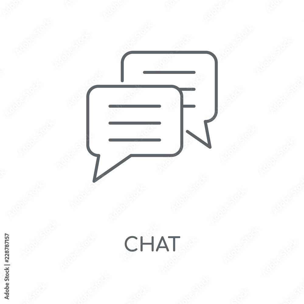 Fototapeta premium chat icon