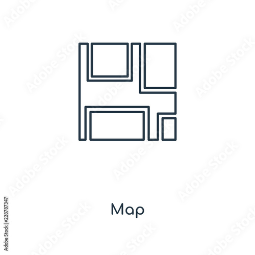 map icon vector