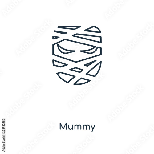 mummy icon vector