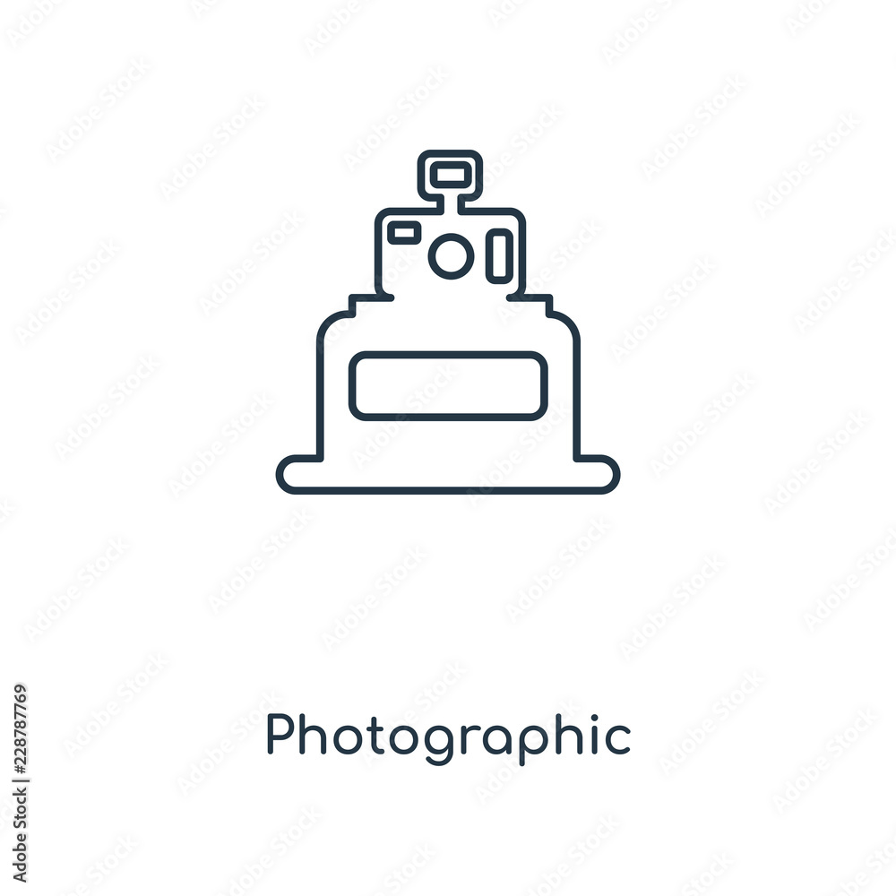 photographic icon vector photographic icon vector