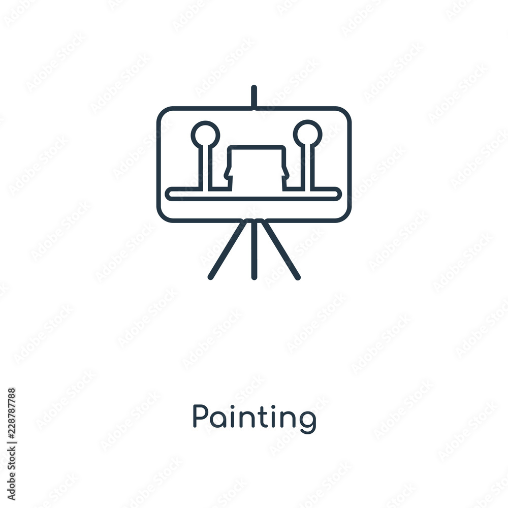 painting icon vector painting icon vector