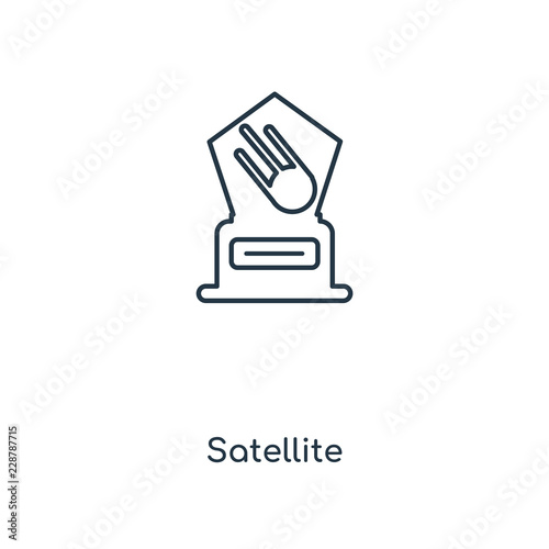 satellite icon vector