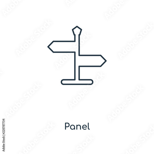 panel icon vector