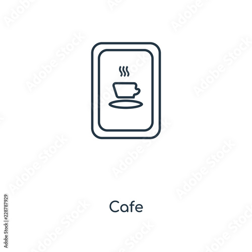 cafe icon vector