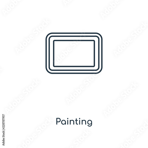 painting icon vector