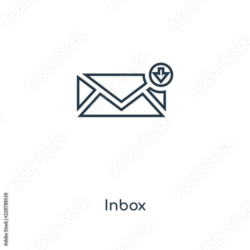 inbox icon vector