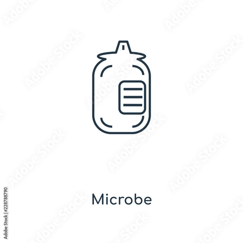 microbe icon vector