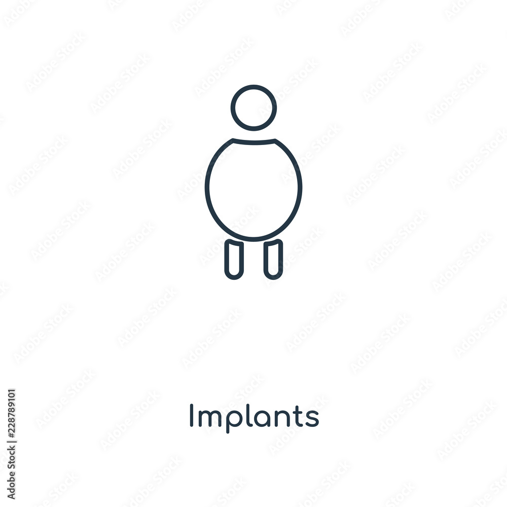 implants icon vector implants icon vector
