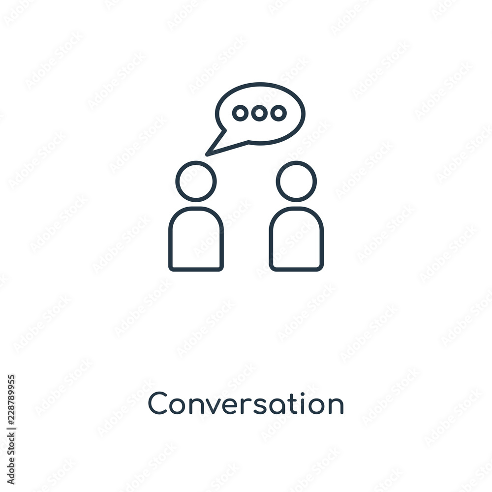 conversation icon vector