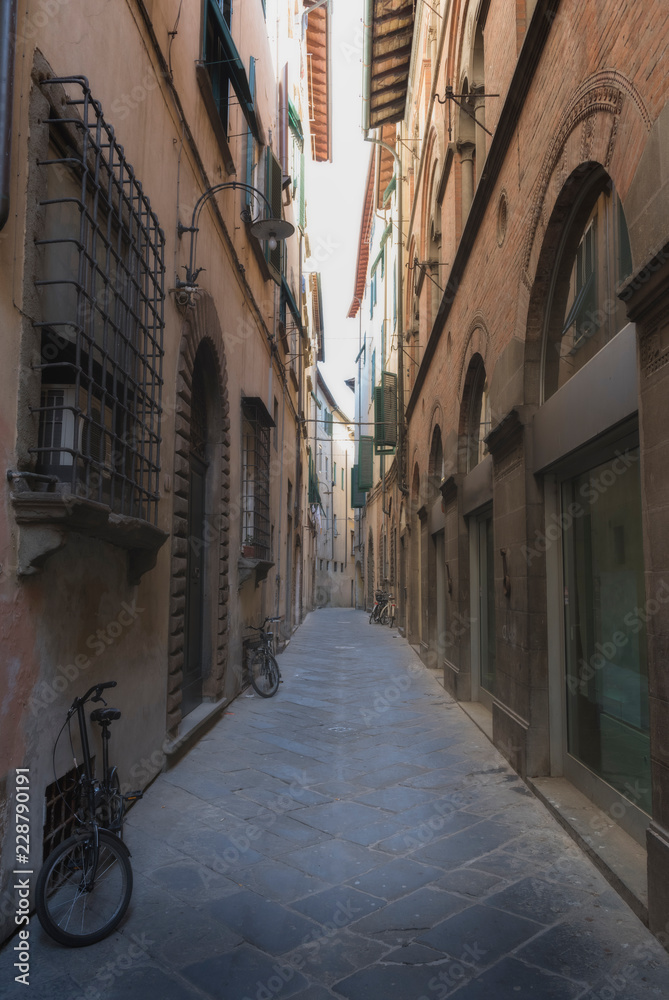 custom made wallpaper toronto digitalOld medieval street in Tuscany, Italy