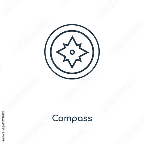 compass icon vector