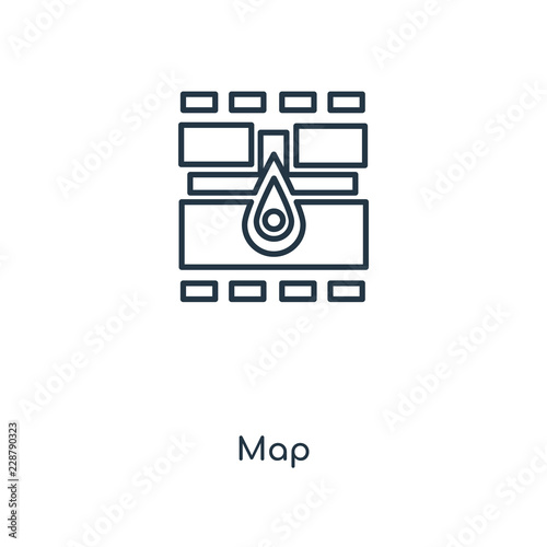map icon vector