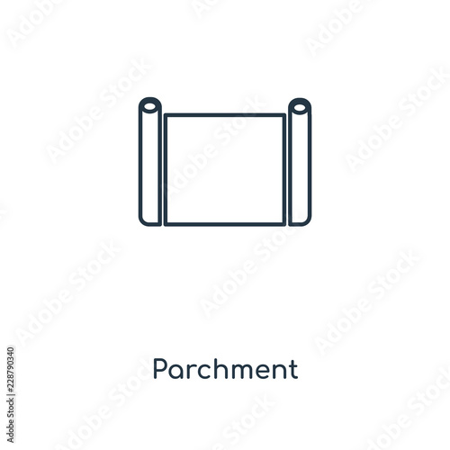 parchment icon vector