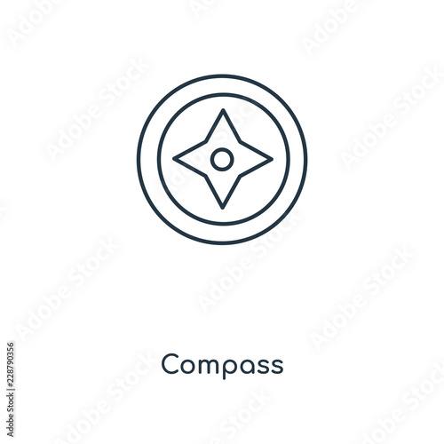 compass icon vector