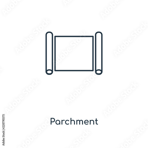 parchment icon vector