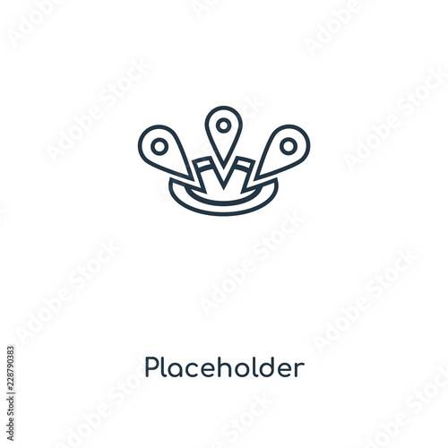 placeholder icon vector