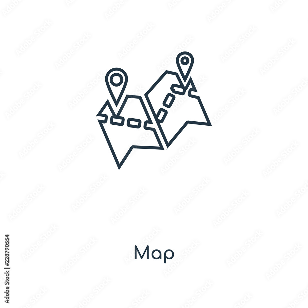 map icon vector map icon vector