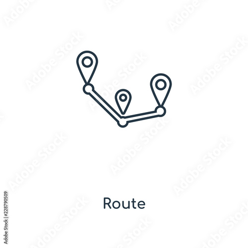 route icon vector